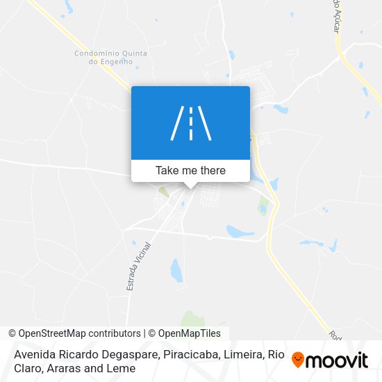 Avenida Ricardo Degaspare map