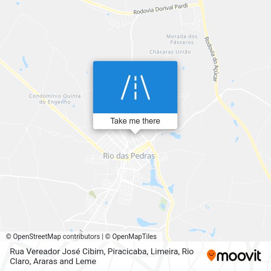 Rua Vereador José Cibim map