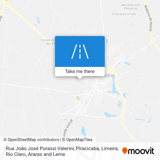 Rua João José Purassi Valerini map