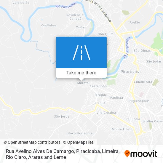 Rua Avelino Alves De Camargo map