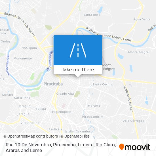 Mapa Rua 10 De Novembro