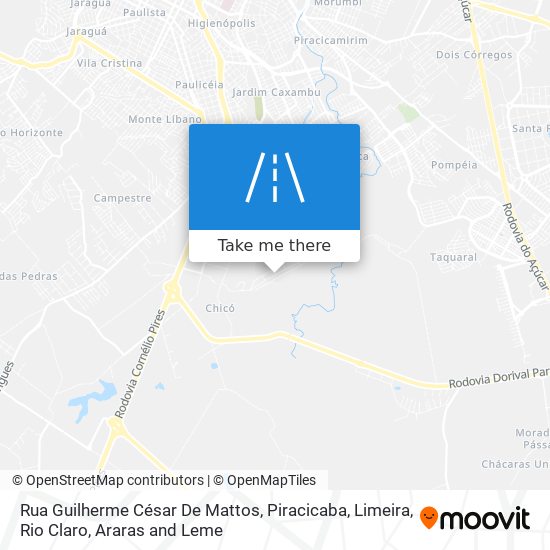 Rua Guilherme César De Mattos map