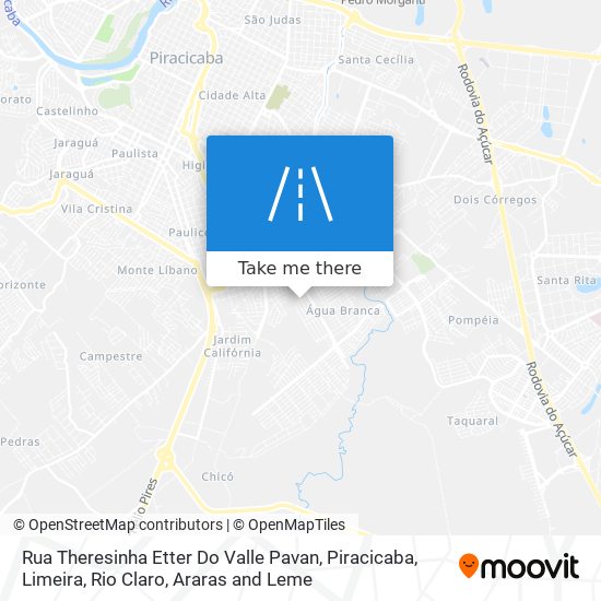 Rua Theresinha Etter Do Valle Pavan map