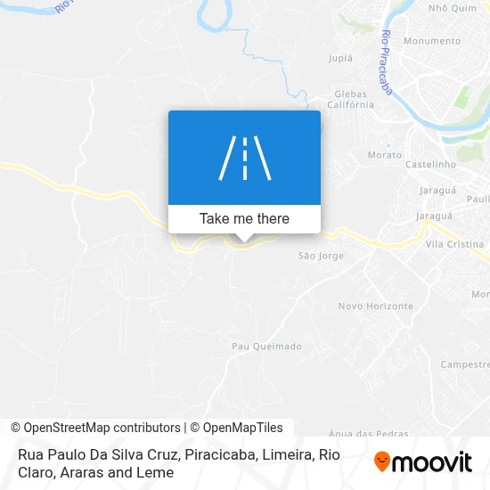 Rua Paulo Da Silva Cruz map