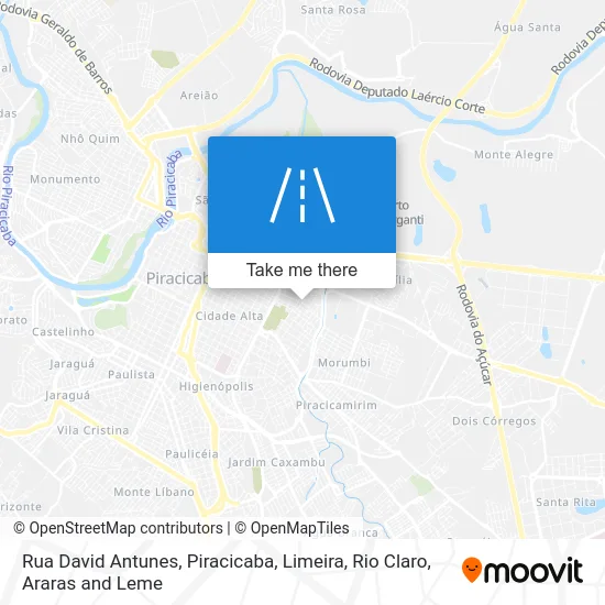 Rua David Antunes map