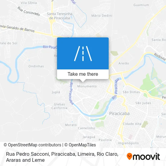 Rua Pedro Sacconi map