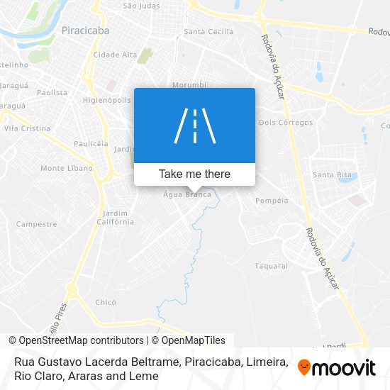Rua Gustavo Lacerda Beltrame map