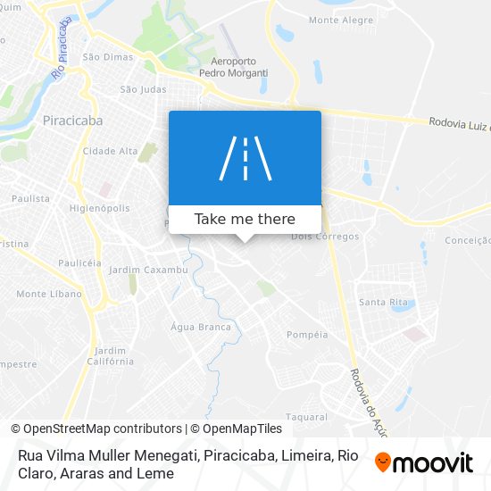 Rua Vilma Muller Menegati map