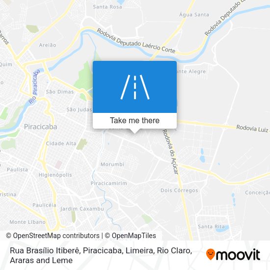 Rua Brasílio Itiberê map