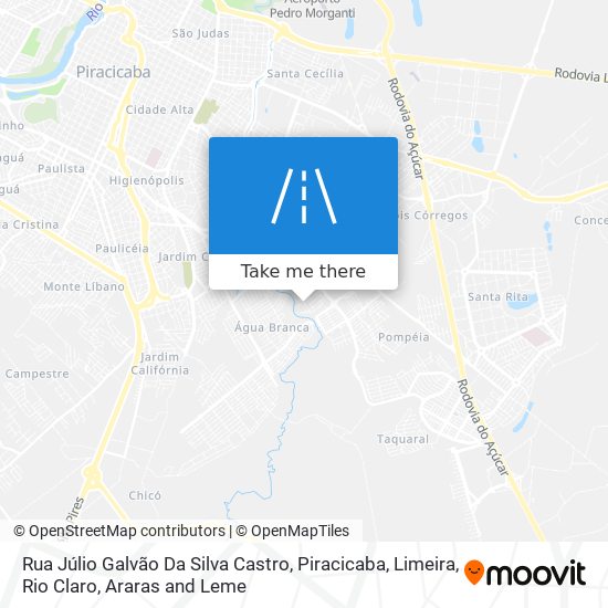 Mapa Rua Júlio Galvão Da Silva Castro
