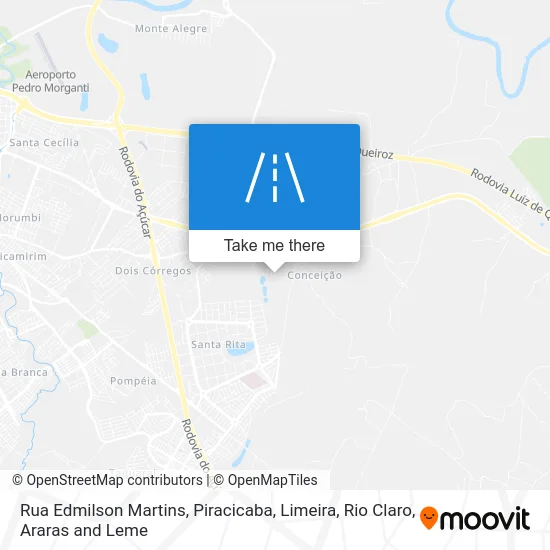 Rua Edmilson Martins map