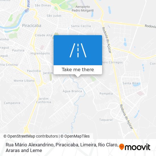 Mapa Rua Mário Alexandrino