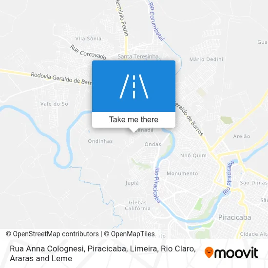 Rua Anna Colognesi map