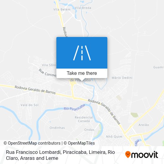Rua Francisco Lombardi map