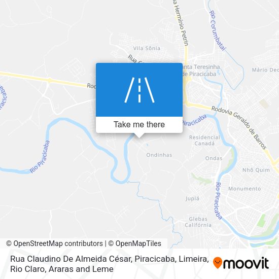 Rua Claudino De Almeida César map