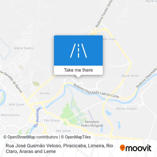 Rua José Gusmão Veloso map