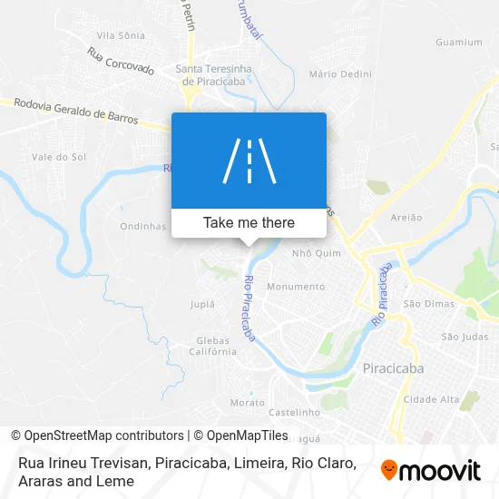 Rua Irineu Trevisan map