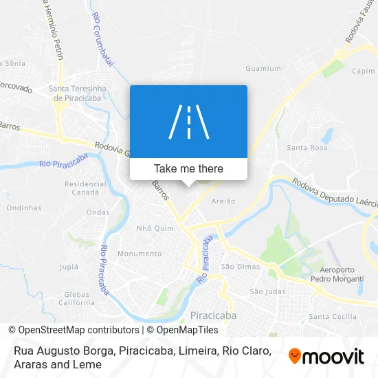 Rua Augusto Borga map