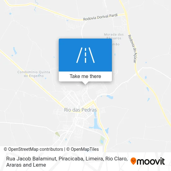Rua Jacob Balaminut map