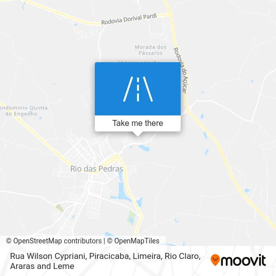 Rua Wilson Cypriani map