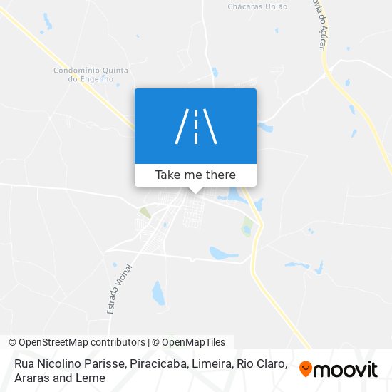 Mapa Rua Nicolino Parisse