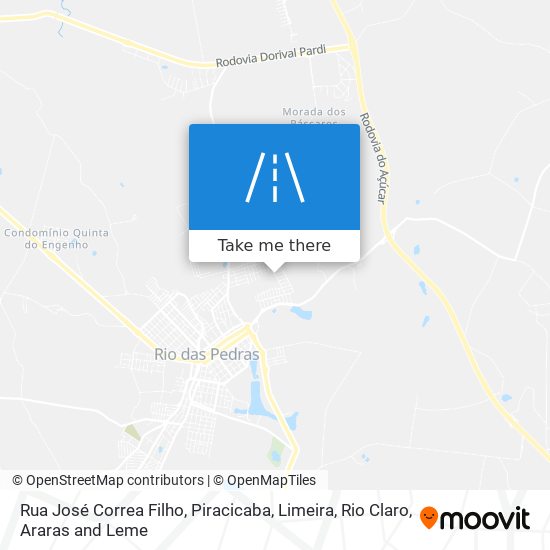 Mapa Rua José Correa Filho