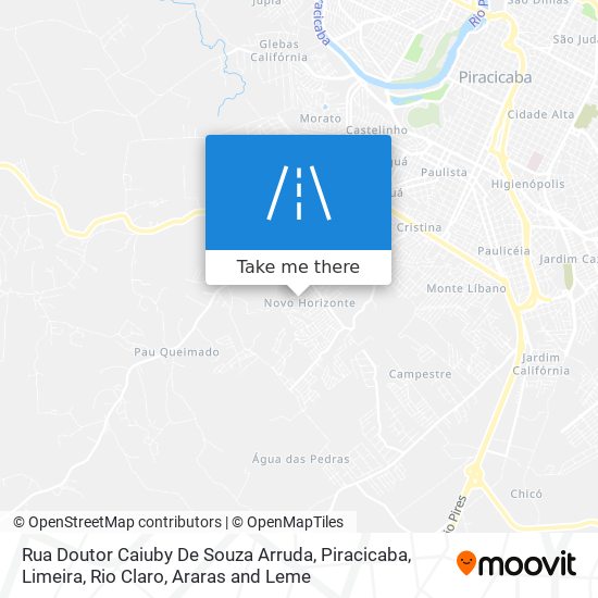 Rua Doutor Caiuby De Souza Arruda map