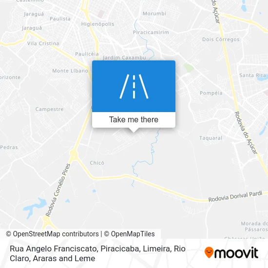 Rua Angelo Franciscato map