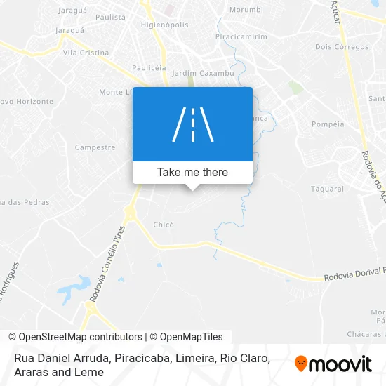 Rua Daniel Arruda map