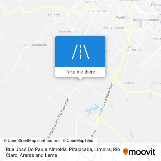 Rua José De Paula Almeida map