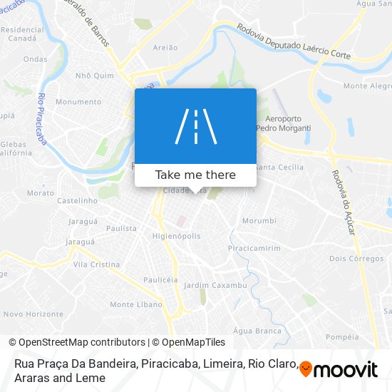 Rua Praça Da Bandeira map