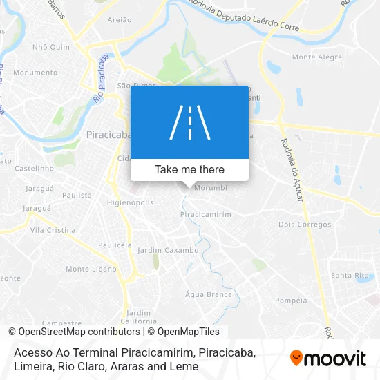 Acesso Ao Terminal Piracicamirim map