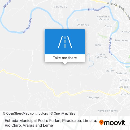 Estrada Municipal Pedro Furlan map