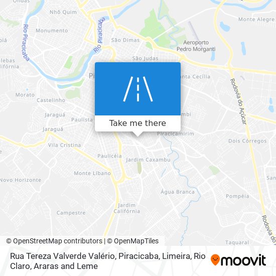 Rua Tereza Valverde Valério map