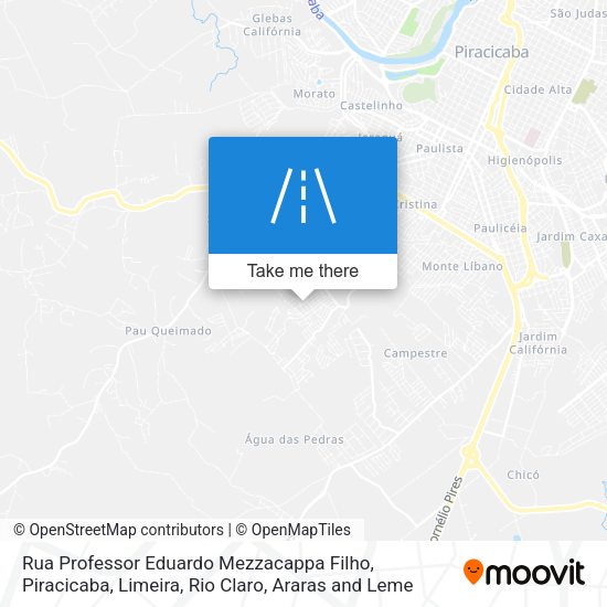 Rua Professor Eduardo Mezzacappa Filho map