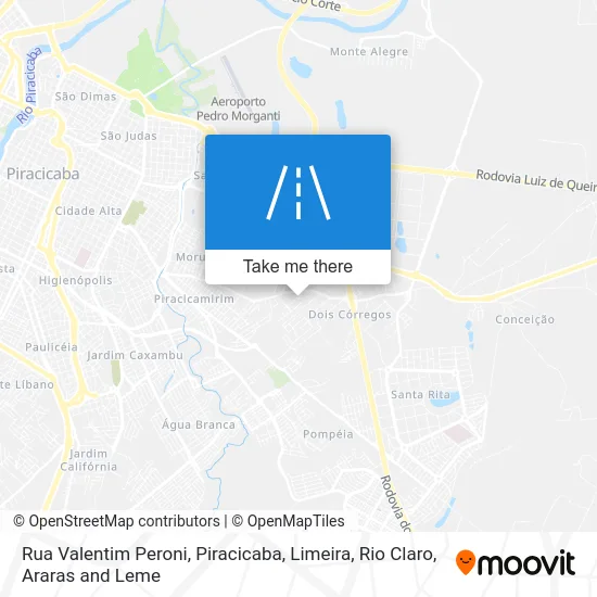 Rua Valentim Peroni map