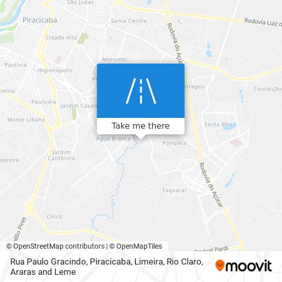 Mapa Rua Paulo Gracindo