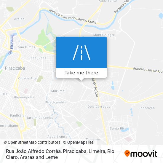 Mapa Rua João Alfredo Corrêa