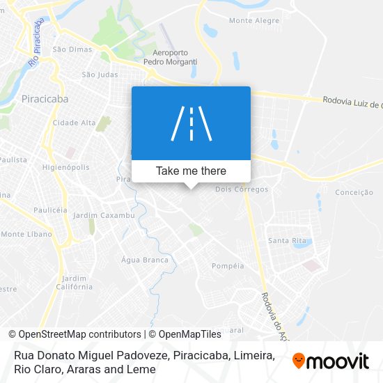 Rua Donato Miguel Padoveze map