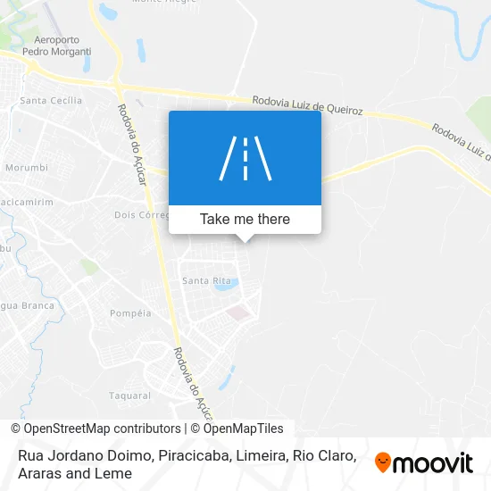 Rua Jordano Doimo map