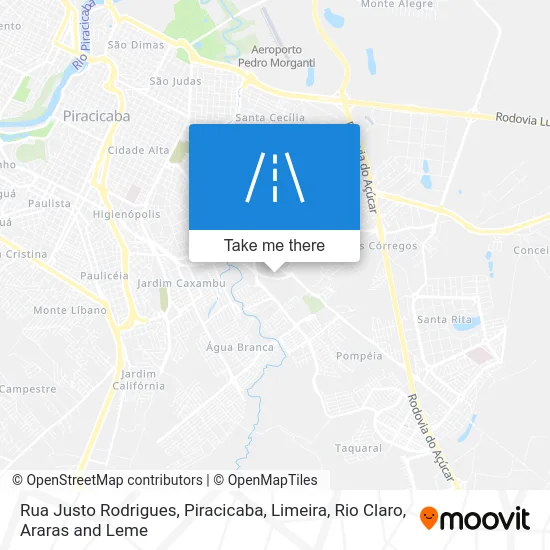 Rua Justo Rodrigues map