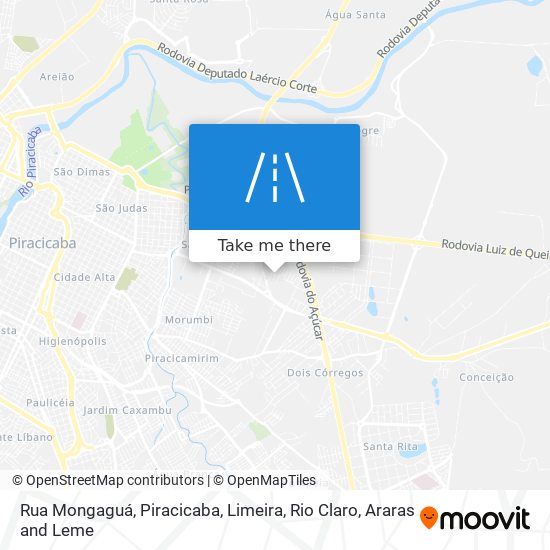 Rua Mongaguá map