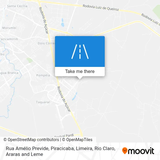 Rua Amélio Previde map