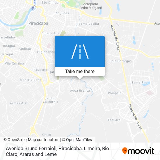 Mapa Avenida Bruno Ferraioli