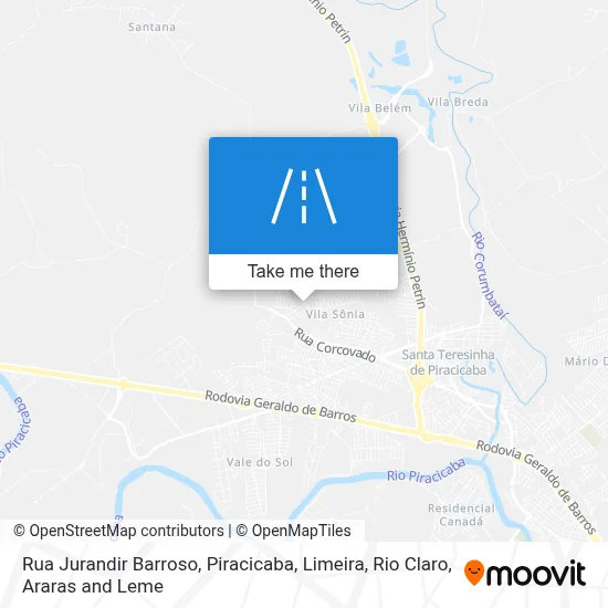 Rua Jurandir Barroso map