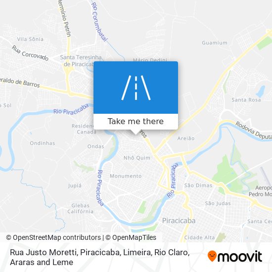 Rua Justo Moretti map