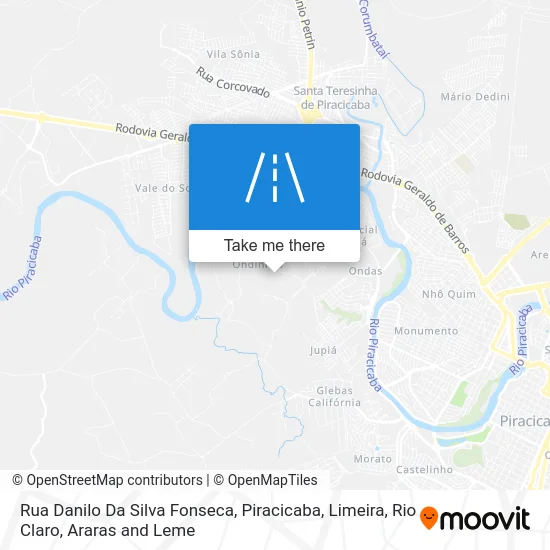 Rua Danilo Da Silva Fonseca map