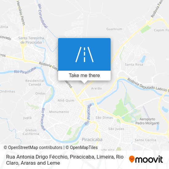 Rua Antonia Drigo Fécchio map