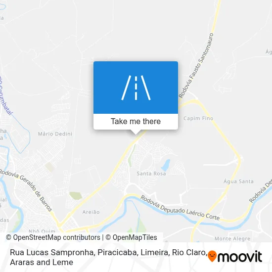 Rua Lucas Sampronha map