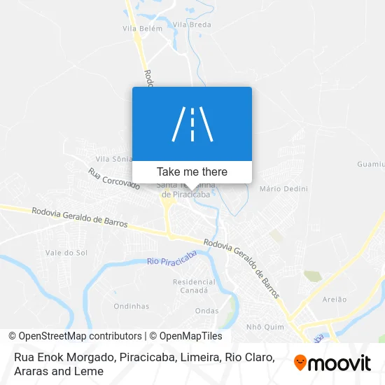 Rua Enok Morgado map